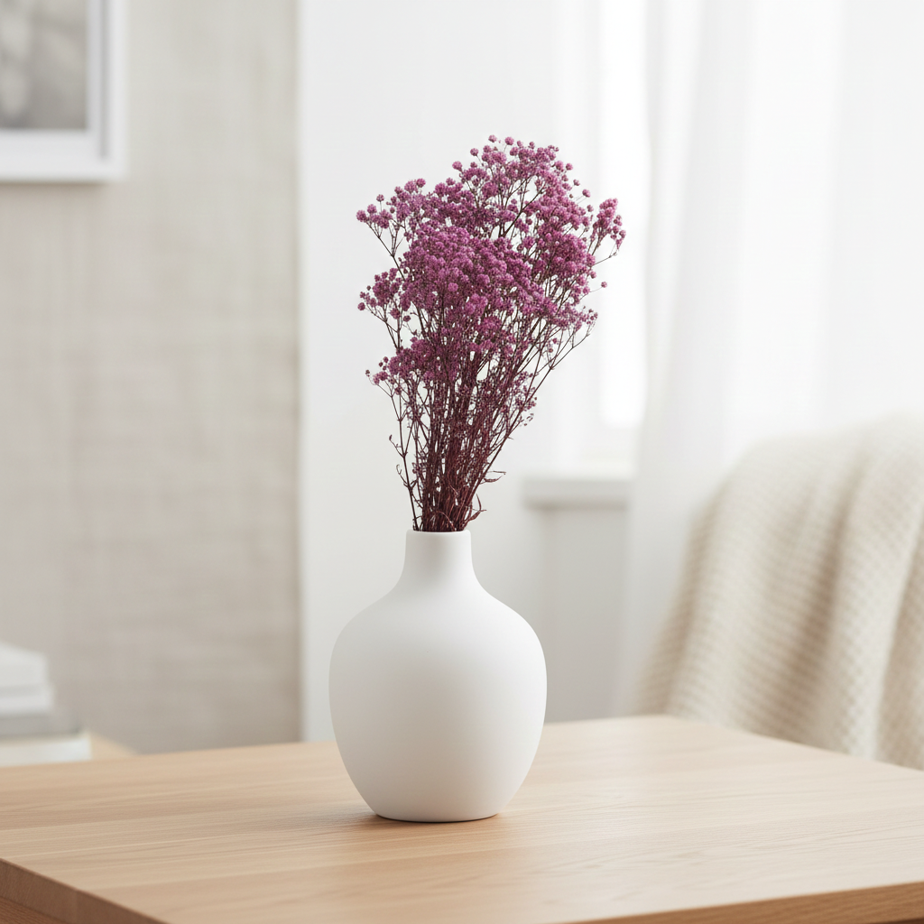 Stabilizovaná Gypsophila fialová – elegantní květina pro romantické dekorace